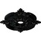 Ekena Millwork Benson Classic Medallion (Canopies up to 6 1/2"), 28 3/8"OD x 3 3/4"ID x 1 5/8"P, Black Pearl CM28BEBPS - alternate 4
